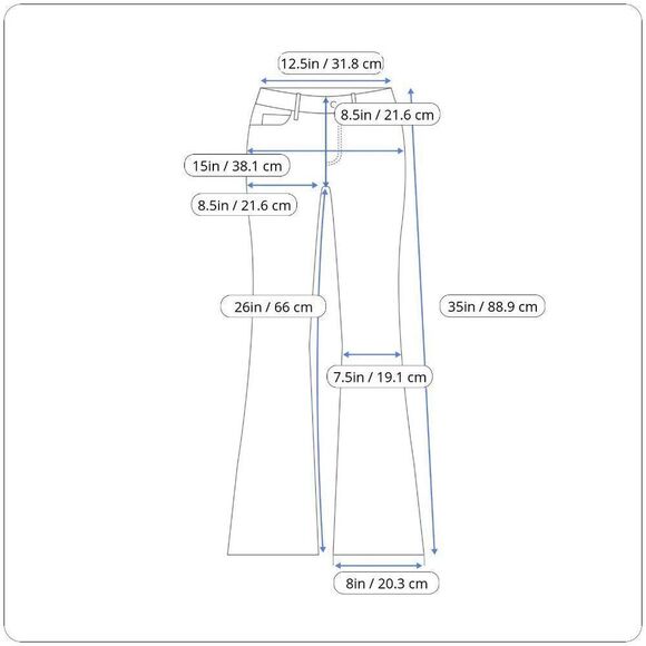 Pilcro and the Letterpress High Rise Flare Jeans Women's 25 Raw Hem OB712176 - Picture 8 of 8